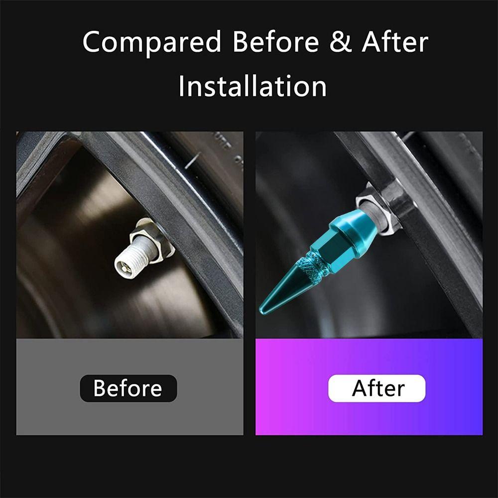 Car Wheel Tire Wheel Rims Stem Air Valve Caps Spike Valve Cap Tyre Valve Cover Tire Valve Stem Caps