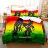 Singer Bob Marley Bedding Set Cartoon Anime three-piece Set Adult Kid Bedroom Duvetcover Sets Cool Print Letto Matrimoniale