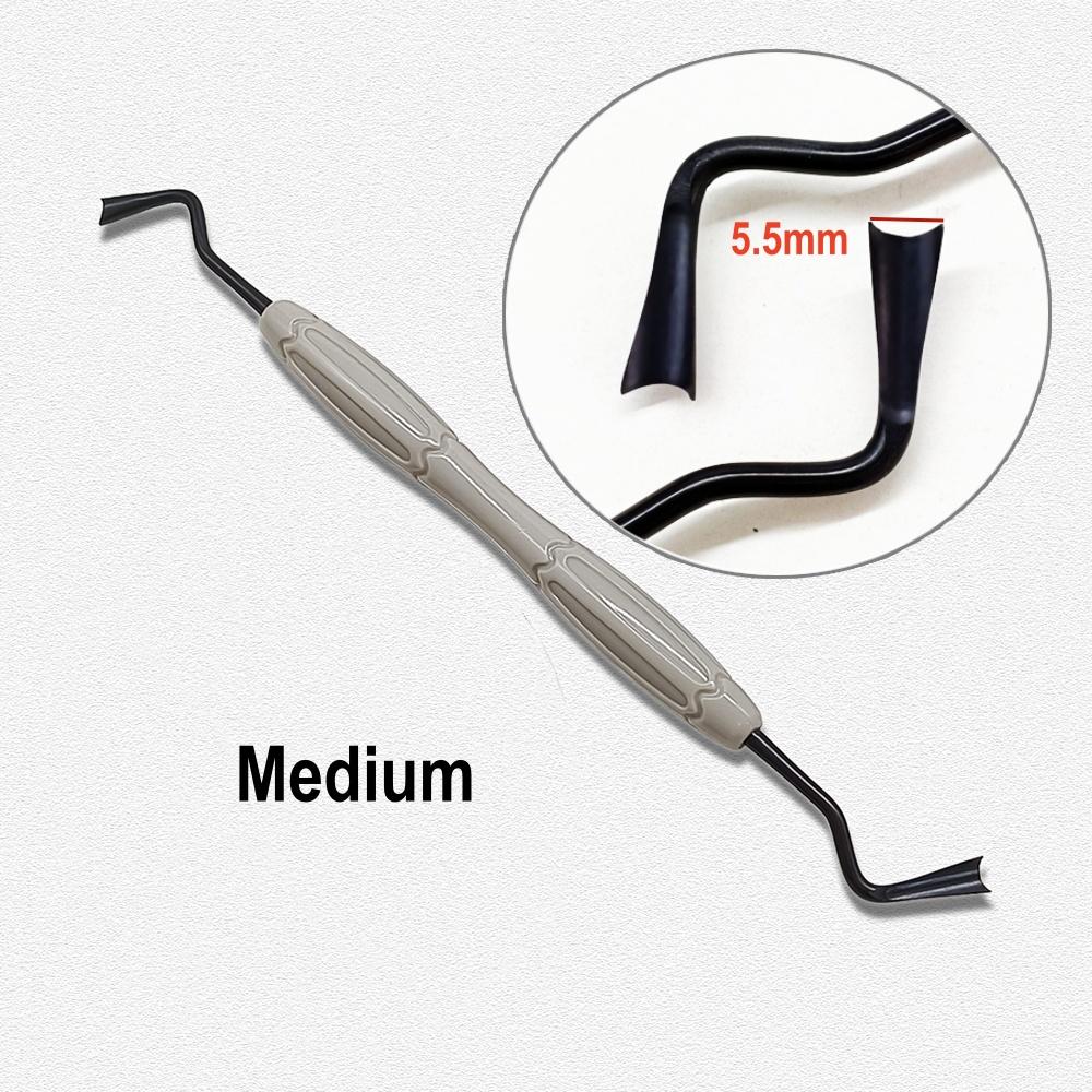Титановый дентальный имплантат Ретракция десны Ретрактор десны Силиконовая ручка Сепаратор десны Изоляция хирургический инструмент