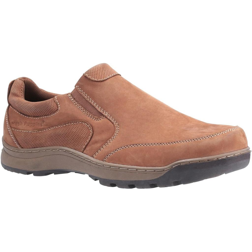 Hush Puppies Mens Jasper Nubuck Leather Slip On Shoe