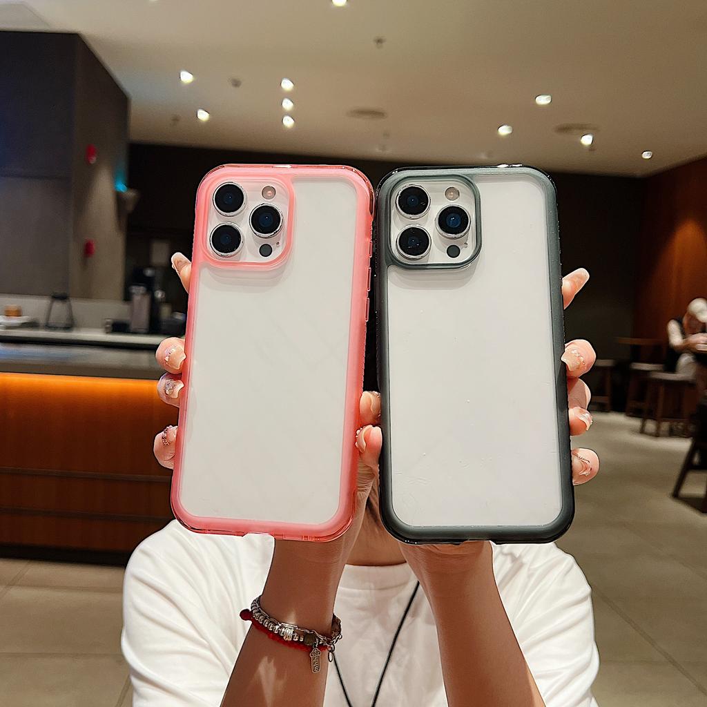 For iPhone 16 Pro Case Shockproof TPU+PC Phone Back Cover