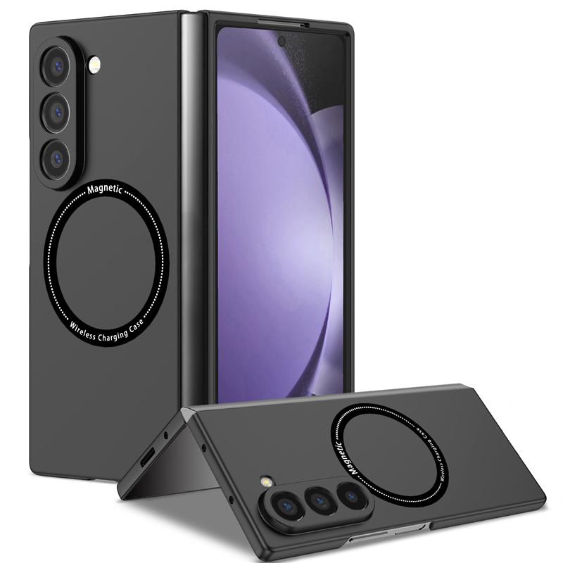 Magnetic Ultra Thin Hard PC Folding Phone Case for Samsung Galaxy Z Fold 7 6 5 4 3 Wireless Charging Shockproof Cover