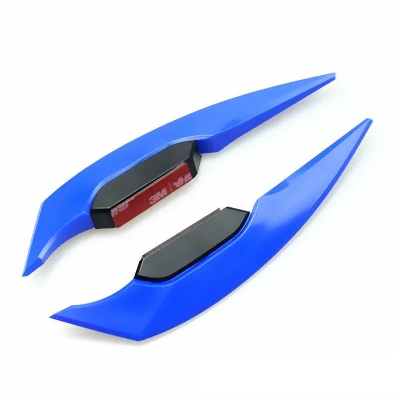 2 шт. Мотоциклетные винглеты Аэродинамический спойлер Крылья Высококачественная самоклеящаяся наклейка для украшения мотоцикла Мотоциклетное оборудование