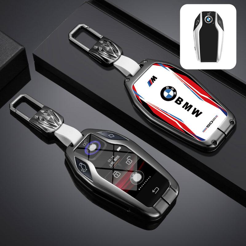 KYDBT1 2026 Car Sticker Car LED Remote Key Case Display For BMW 5 7 Series G11 G12 G30 G31 G32 i8 I12 I15 G01 X3 G02 X4 G05 X5 G07 X7 A