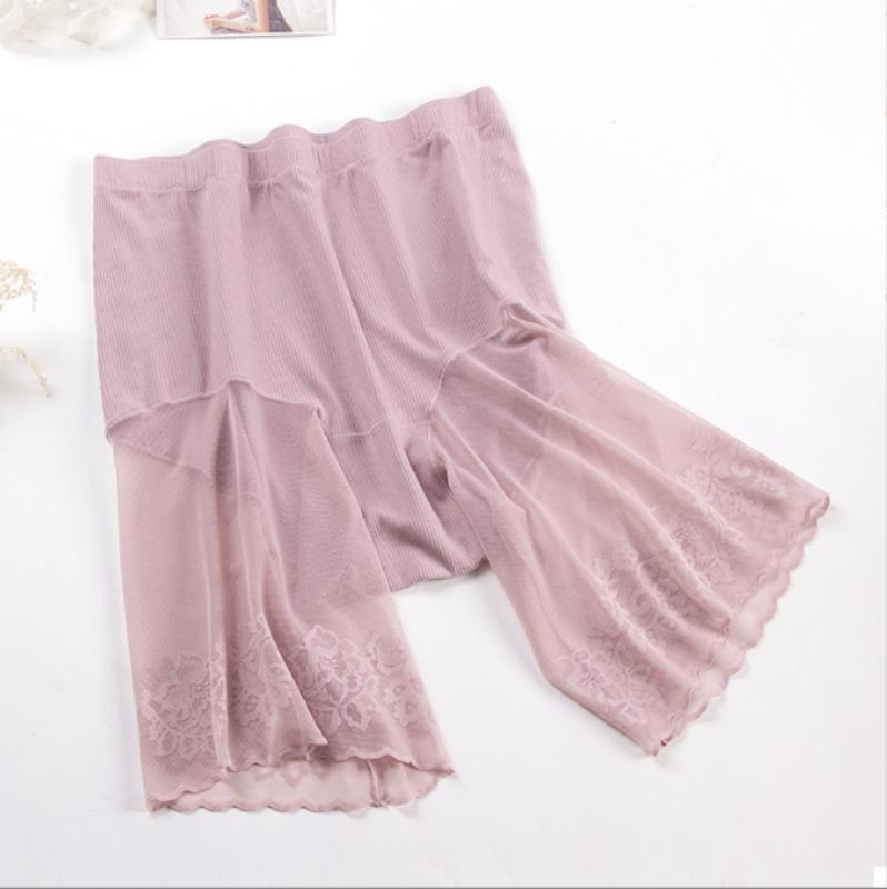 Узкие брюки Плюс Размер Защитные Короткие Брюки Женские Летние Бесшовные Под Юбкой Брюки Противонатирающие Боксеры Женские Сексуальные Кружевные Шорты Для Мальчиков Женские Классические Брюки