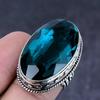 Indicolite Tourmaline Gemstone 925 Steling Silver Jewelry Ring Size 6.5