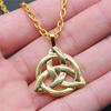 Gold Color Talisman Amulet 45cm Or 70cm Long Chain Necklace Female Jewellery Wedding Anniversary Ethnic For You