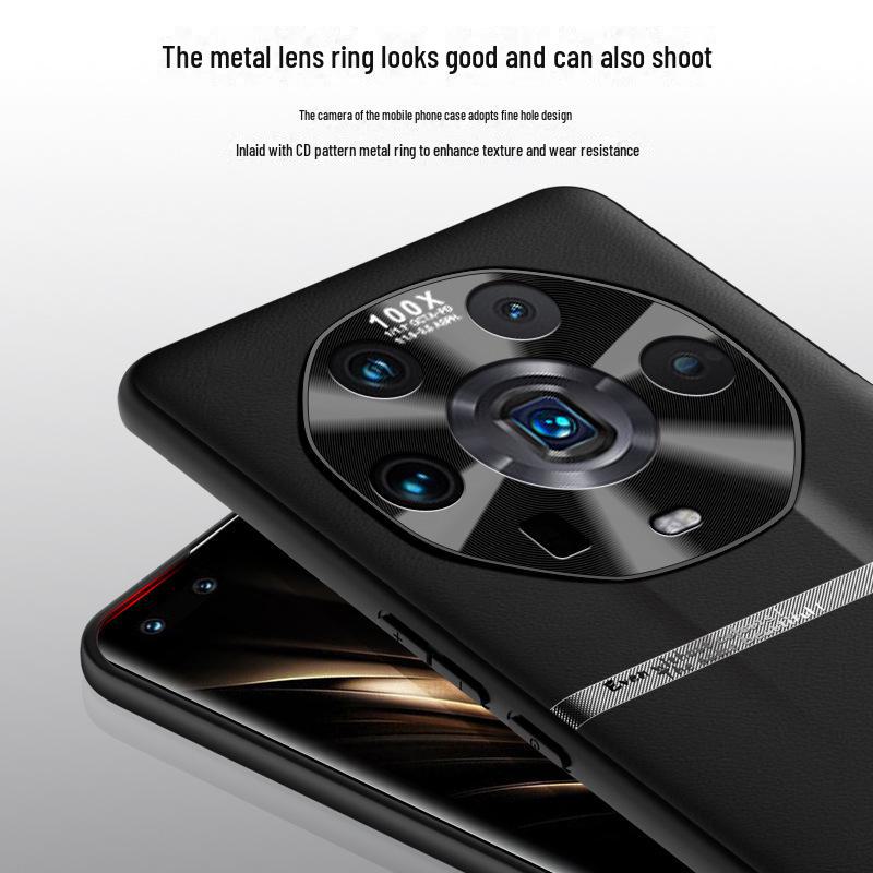 Совместимый кожаный чехол Honor Magic 4 Ultimate: Прочная, устойчивая к падениям, защита от попадания жидкости