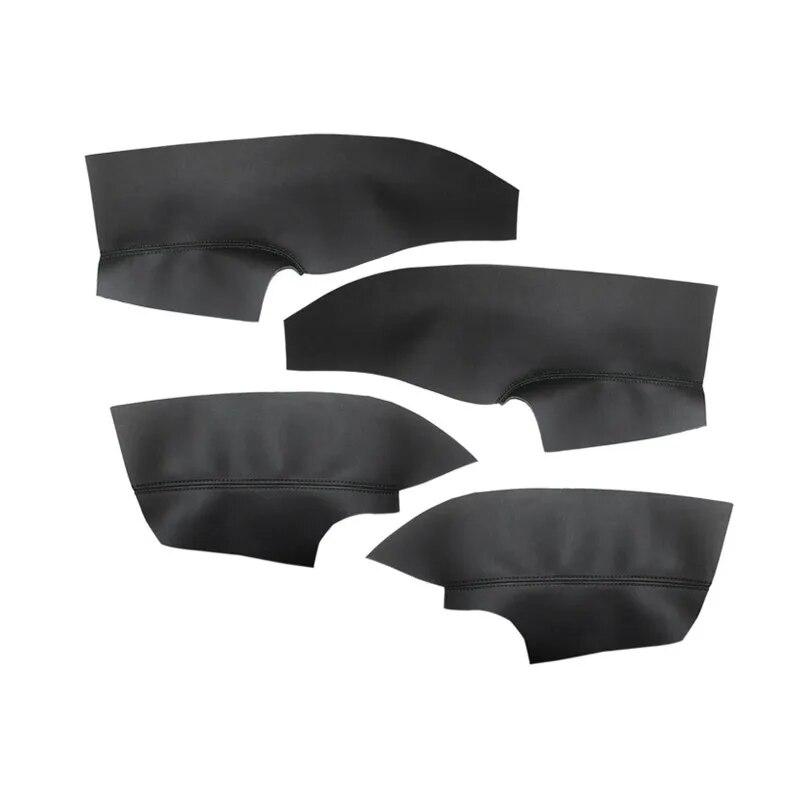 Мягкая кожаная дверная панель из микрофибры, чехол для Ford Focus 2014, 2015, 2016, 2017, 2018, внутренняя дверная панель, подлокотник, кожная отделка