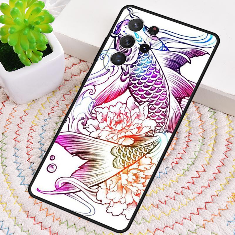 Чехол для телефона с изображением рыбы карпа для Samsung Galaxy note 10 pro S26 Ultra S23 S24 FE S25 S21 S22 PLUS ударопрочный чехол