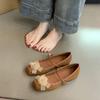 Gentle Fairy Wind Elegant Single Shoes Female Spring and Autumn 2025 New New Chinese Flower Shallow Mouth Mary Jane Shoes