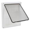 Quality Pet Dog Cat Safe Door Freely Enter Out for Doors Wall Easy Installation(white)