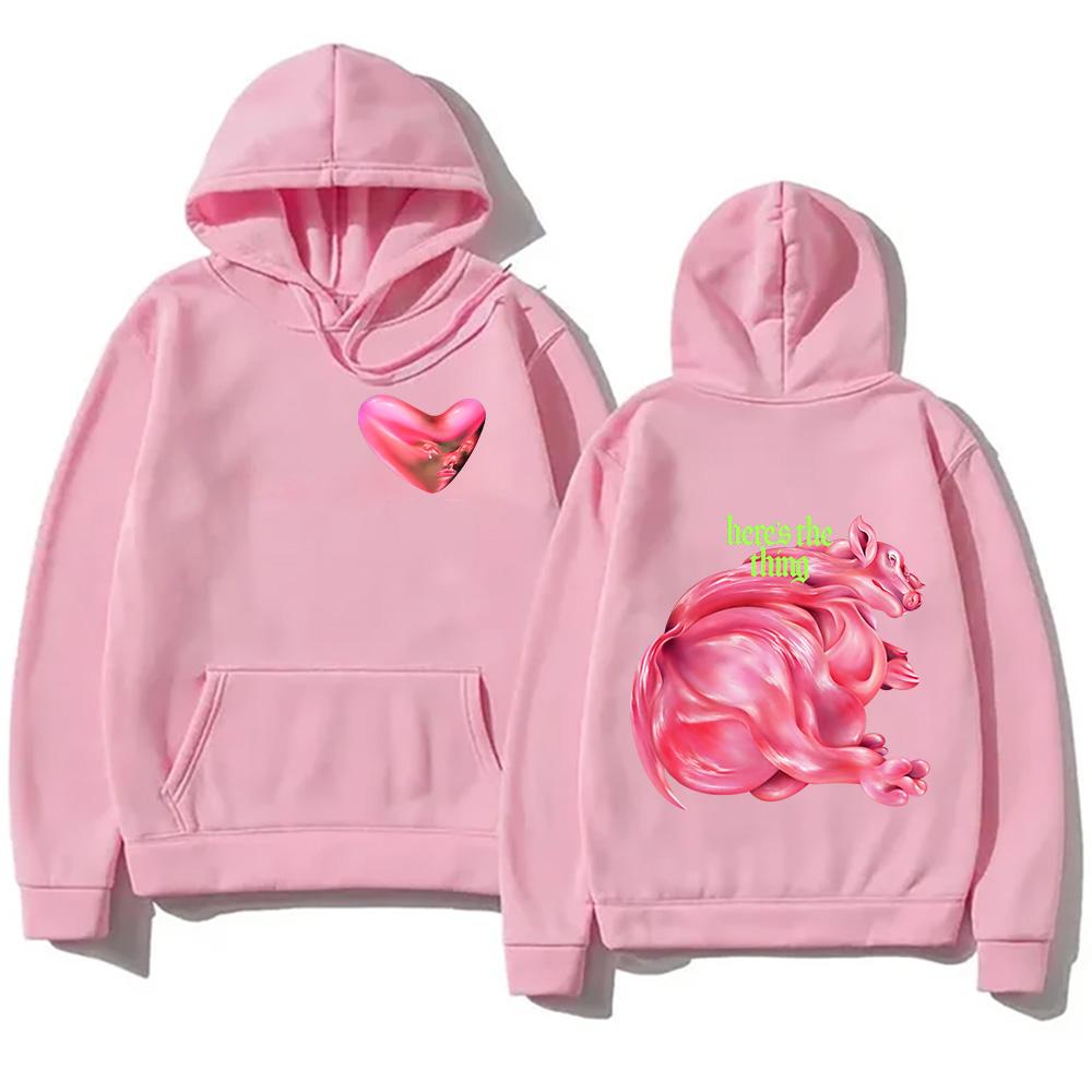 Fontaines DC Here's The Thing Hoodie New Creative Sweatshirt Fashion Two Sides Print Clothing Unisex High Street Sportswear Hoody