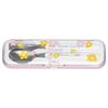 Komori Resin Cutlery Second Spoon and Fork Set, Bloom, 18cm, Dishwasher Safe, Made In Japan