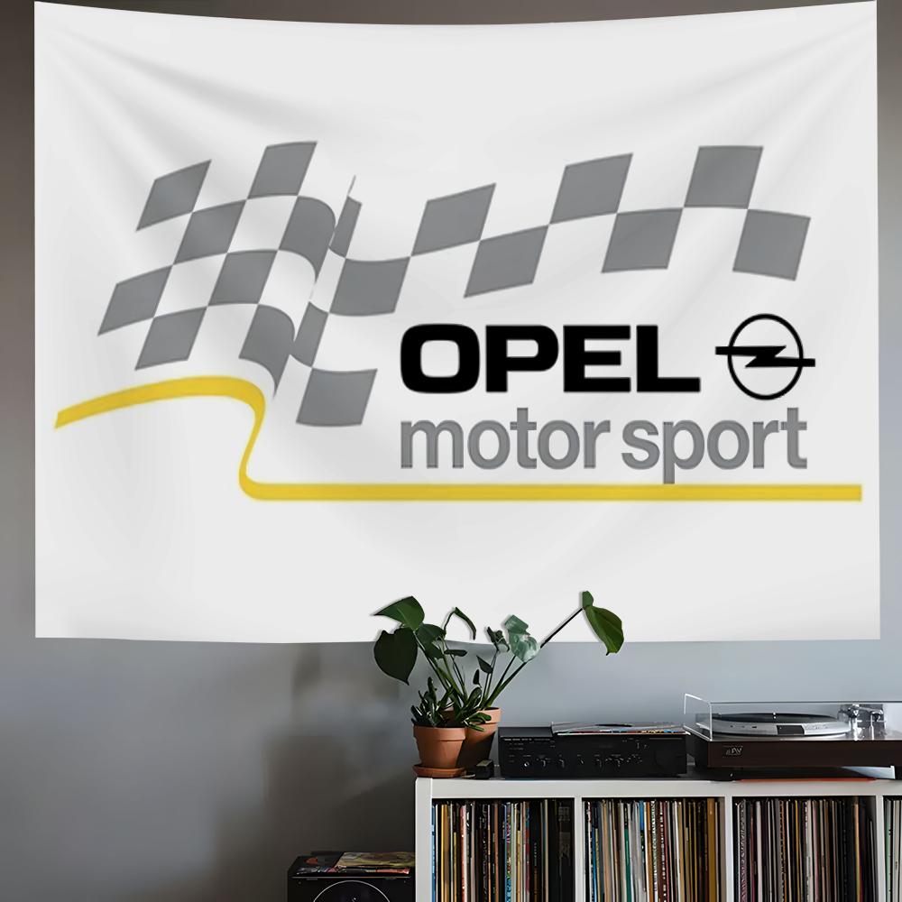 Флаги с металлическим логотипом O-Opels Motor Sport, солнцезащитные, ветрозащитные, для улицы, декор для фестивалей, дворов, садов, магазинов, кемпинга