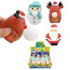 Squishy Fidgets Toys Pinches Squishy Anti-Stress Toys Balls Santa Claus Snowman Elk Doll Kids Gifts Ornament Christmas Gifts