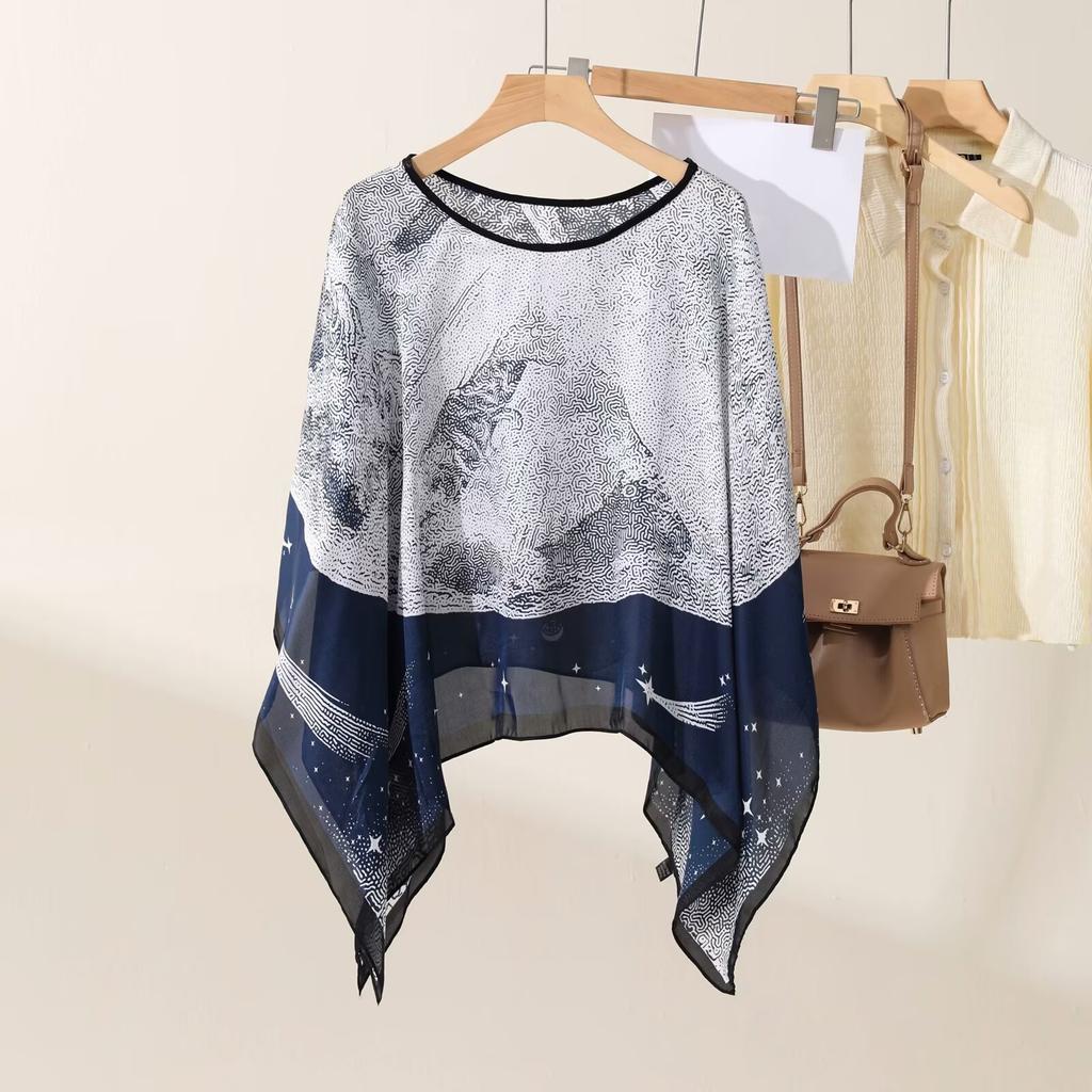 Spring and summer new silk scarves, women's thin large square scarves, colored scarves, high-end air-conditioned room shawls when traveling for photos