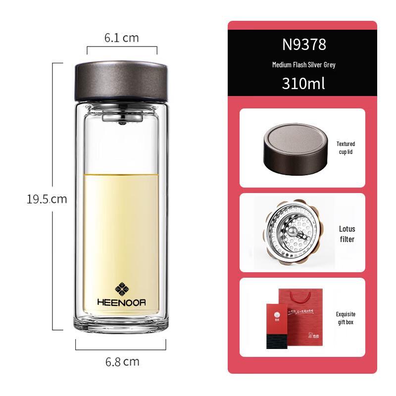 Xinuo Double Wall Glass Mug