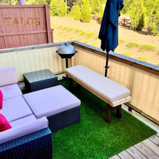 Sunshade Tarp Waterproof Awning with Eyelets Sun Protection Tear-Resistant Sun Shade Canopy for Garden Balcony Patio