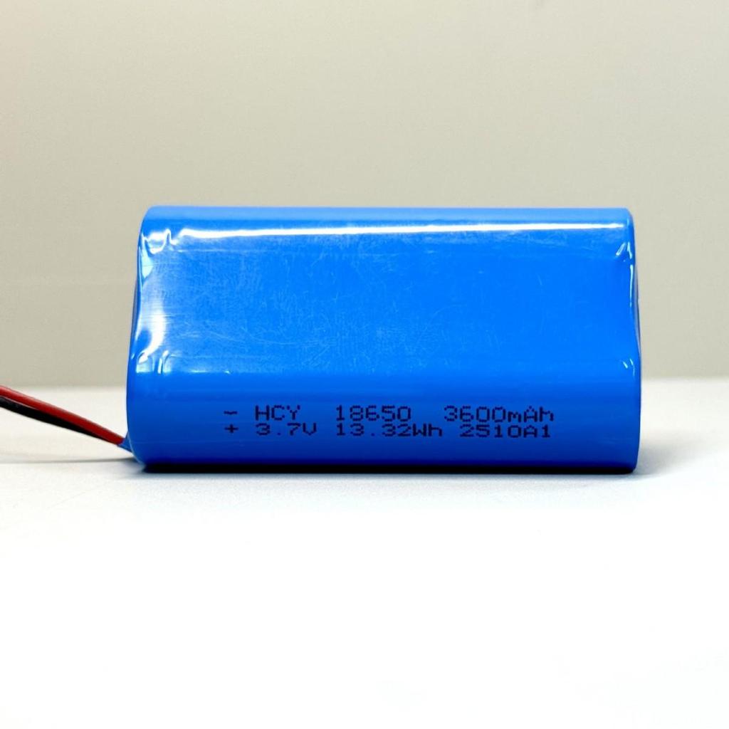Высокоемкий литиевый аккумулятор Power Bank 18650 3,7 В с проводами