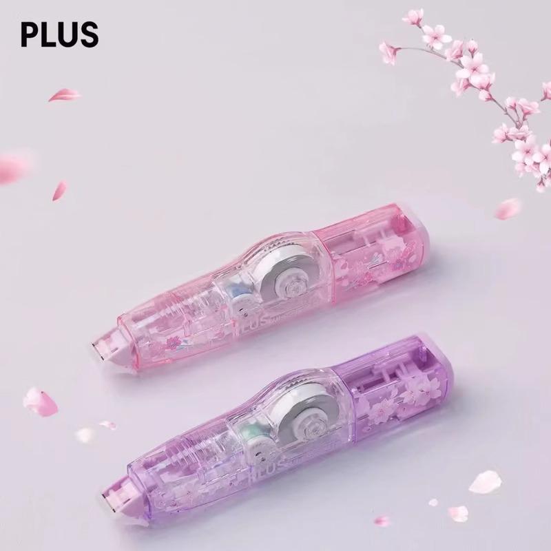 Japan Plus Cherry Blossom Limited Edition Transparent Correction Tape (1pc Correction Tape+3pcs Refill)
