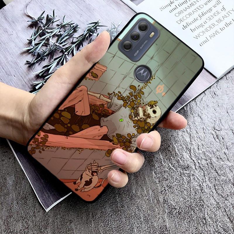 Skeleton Phone Case For Moto G84 G22 G32 G42 G52 G62 G53 G72 G60 G60S G100 G10 G20 G30 G13 G50 G 5G G Pure