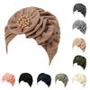 Indian Turban Beaded Headscarf Women Pearls Beading Hat Muslim Inner Hijab Cancer Chemo Cap Islamic Turbante Mujer Hair Loss Hat