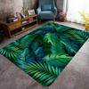 Тропический Пальмовый Лист Кактус Входной Дверной Коврик Противоскользящий Впитывающий Воду Длинный Полосатый Коврик Подушка Коврик для Спальни Коврик для Туалета