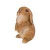 Ubia Standing American Fuzzy Lop 11 X 10 X Cm Doll Figure Ornament Animal Garden Decoration Rabbit H16303 (Brown) 16.7