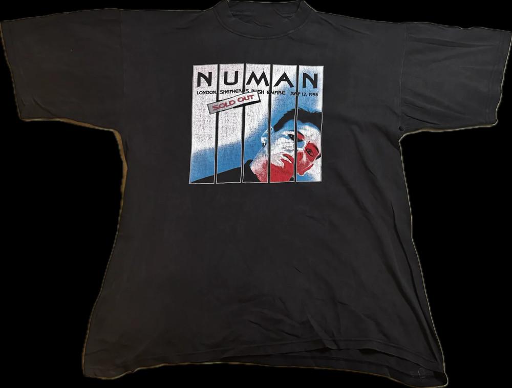 Gary Numan 1998 Gary Numan Vintage Tour T Shirt T Shirt All Size Unisex T-Shirt