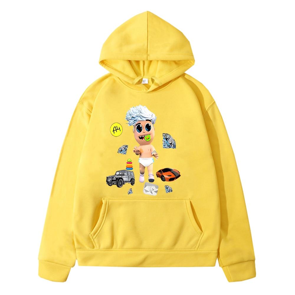 Толстовка Merch A4 с принтом ягненка в стиле аниме, осенний свитшот y2k sudadera, флисовый пуловер, повседневная куртка, толстовки с капюшоном Vlad A4, детская одежда для девочек