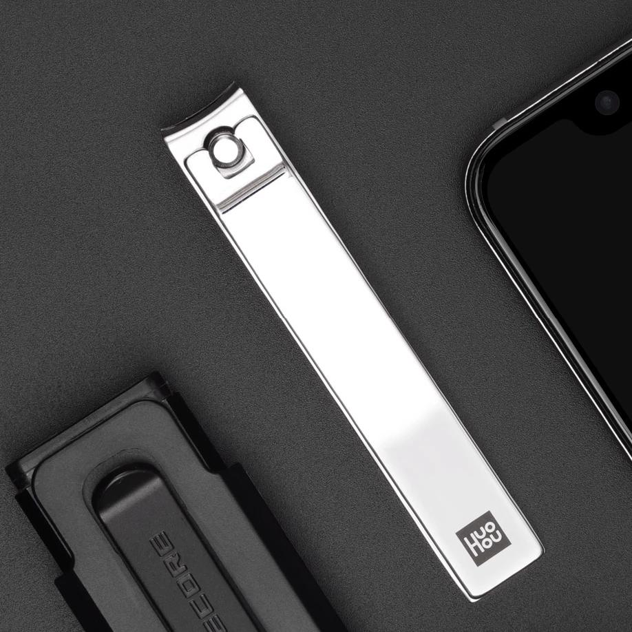 Xiaomi Huohou кусачки для ногтей из нержавеющей стали, триммер для ухода за педикюром, кусачки для ногтей для твердых ногтей