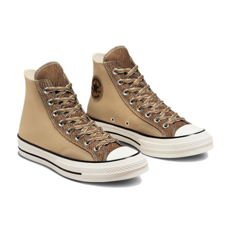 Converse Chuck Taylor All Star Chuck Taylor All Star Винтажные Легкие в Носке Износостойкие Высокие парусиновые кеды Унисекс Коричневые