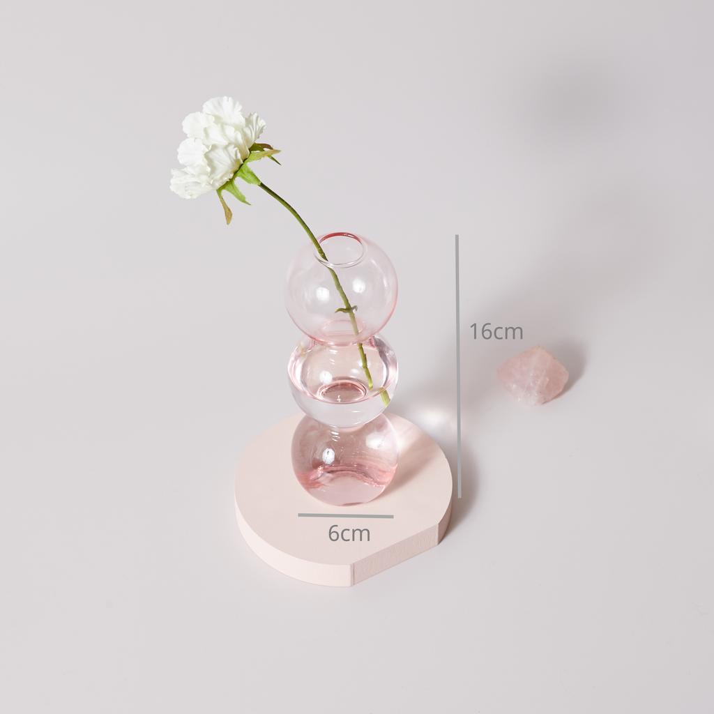 Pink Glass Candle Holder Taper Candlesticks Holder Wedding Table Centerpieces Nordic Home Decoration Wedding Decoration