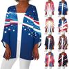Women's Casual Fashion Printed Lightweight Mid-length Jacket Cardigan