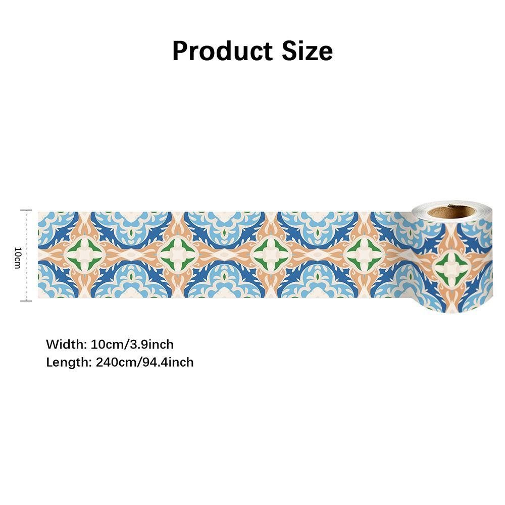 Водонепроницаемая самоклеящаяся бордюрная лента для талии, декоративная наклейка с линейным рисунком, плинтус, ванная комната