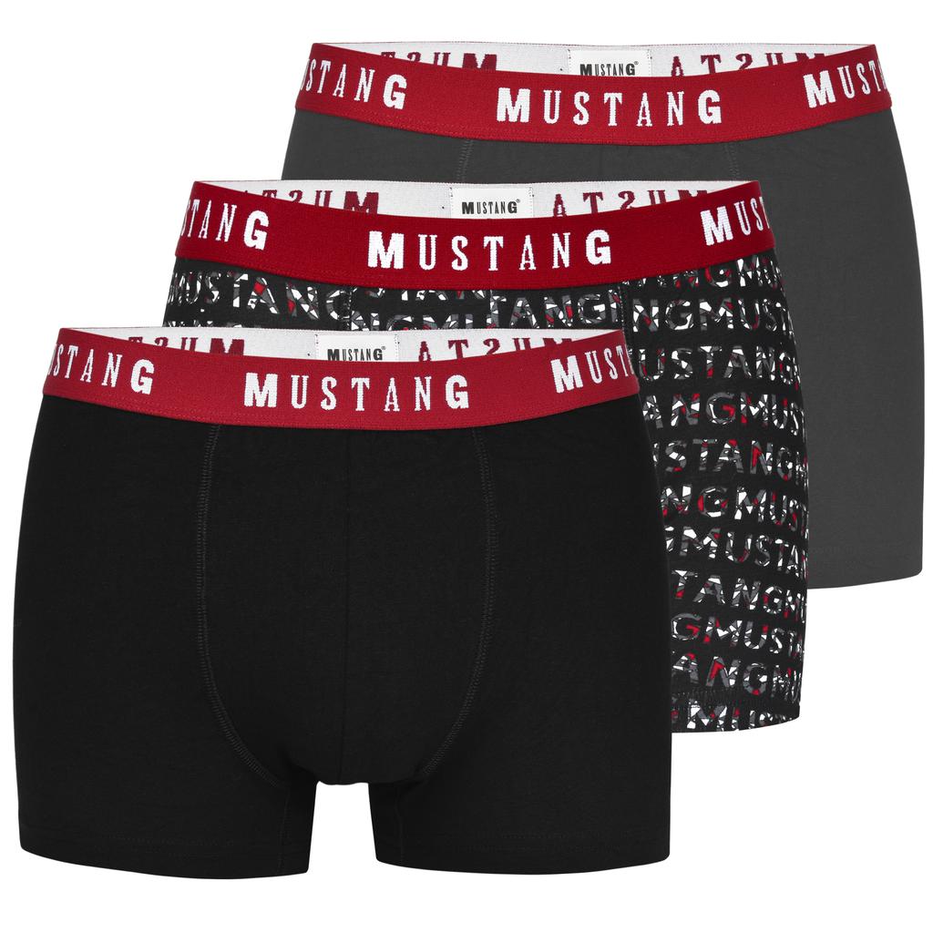 Men's Cotton Boxer Shorts - Mustang - 6-Pack, Model Bm457