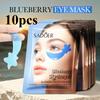 SADOER Blueberry Watermelon Smooth Eye Mask Moisturizing Eye Mask Around the Eyes, 10pcs