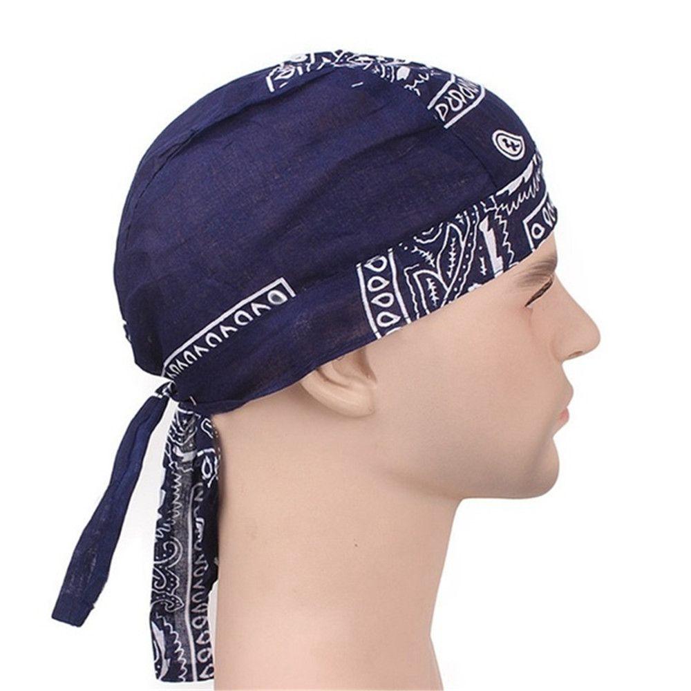 Adjustable Cancer Chemo Hat Elastic Cotton MuslimTurban Headscarf Bandana Hair Loss Cap Pirate Hat