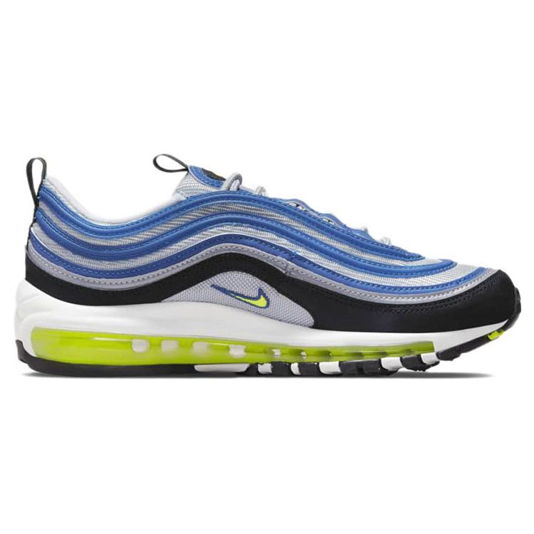 Nike Женские кроссовки Air Max 97 OG Atlantic Blue Металлический-Серебристый Черный Напряжение-Желтый DQ9131-400