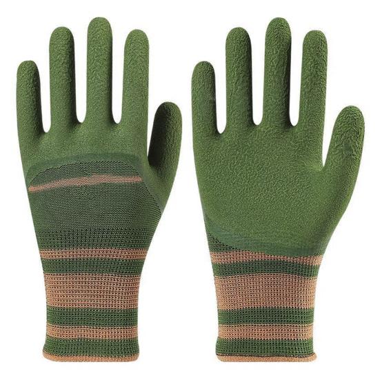 1 пара садовых перчаток, устойчивых к проколам, перчатки для работы во дворе, дышащие садовые перчатки, износостойкие, водонепроницаемые
