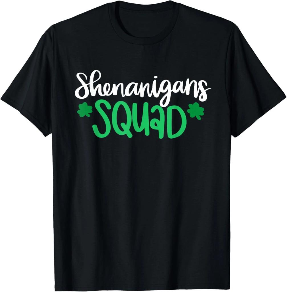 Vintage Retro Shenanigans Squad St Patrick's Day Unisex T-Shirt