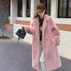 Women Autumn and Winter Loose Friendly Warm Coat Ladies Long Thick Temperament Suit Collar Coat