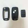ABS Carbon Fiber Car Key Case Cover Shell For VW Volkswagen Polo Golf Passat Beetle Tiguan Seat Leon Altea Skoda Octavia Kodiaq