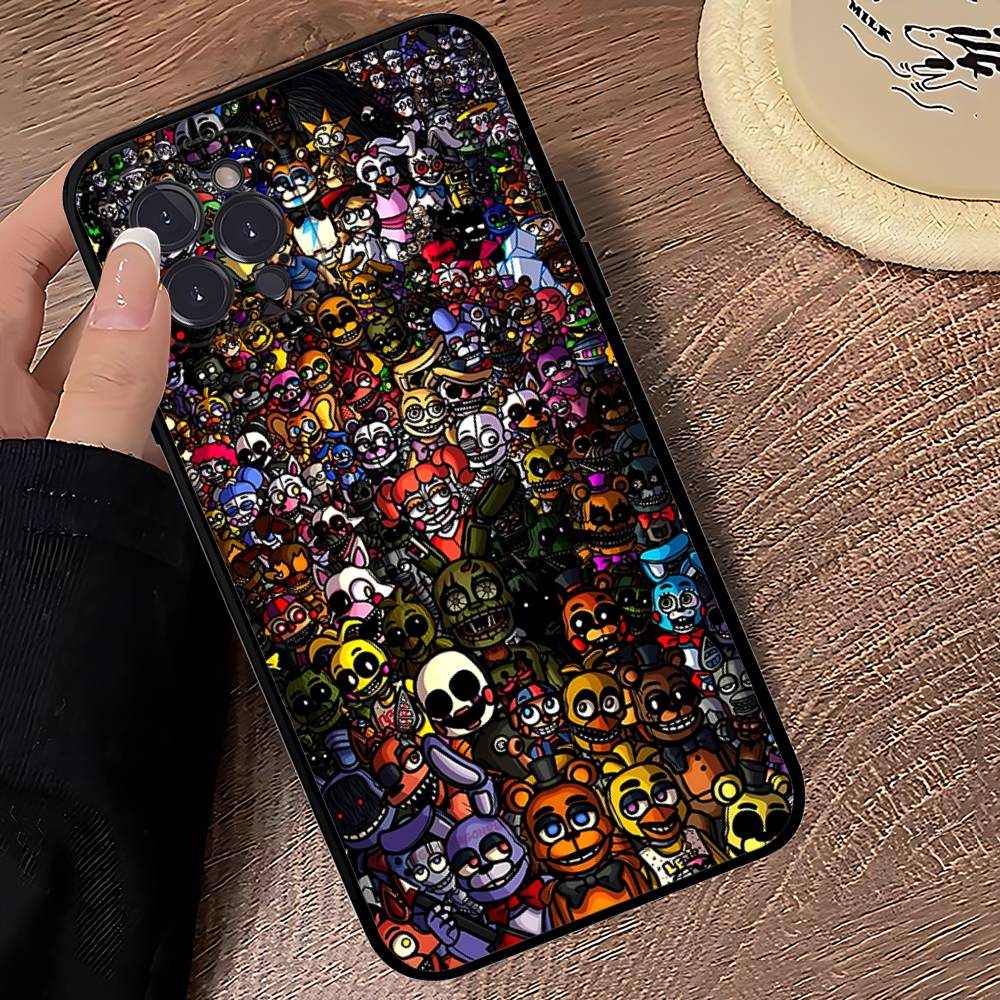 Чехол для телефона Five Nights At Freddy's для iPhone 14 Plus 13 Mini 11 16 15 17 Pro Max Защитный Ударопрочный