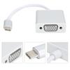 Адаптер TypeC - VGA, серебристый, компактный, конвертер «папа-мама», совместимый с OS X