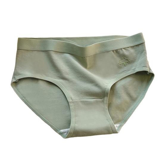 Женское хлопковое нижнее белье со средней талией, не показывающие трусики, мягкие дышащие, полностью закрывающие трусы, женские эластичные трусы