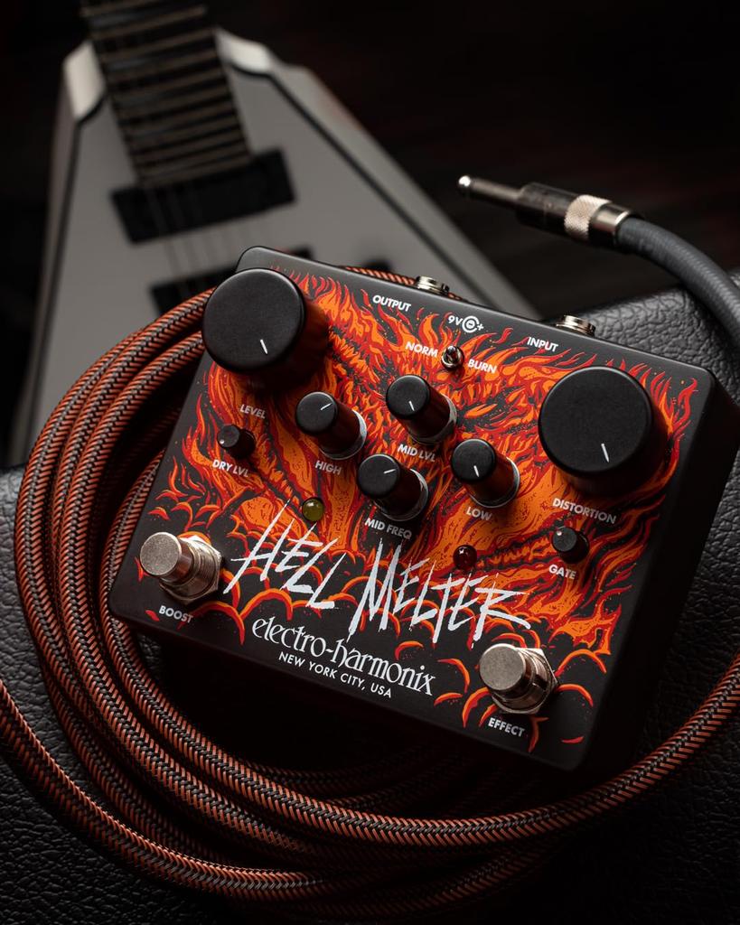 Hell Melter Advanced Metal Distortion Distortion Hell Melter Гитарный эффектор ELECTRO-HARMONIX