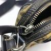 [Pre-Owned] Camera Bag Small Khaki Canvas Crossbody Shoulder Bag Silver Hardware Detachable Strap - Fair #J95K9S