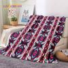3D Lastest Nordic Turkish Bohemia Celt Soft Flannel Blankets,Throw Blanket Comfortable Blanket for Picnic Beds Sofa Home Bedroom